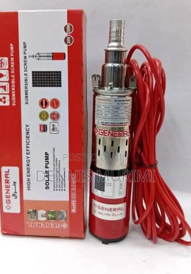 Submersible Screw Pump Deep Well Borehole Water Pump High Flow Dc - main view