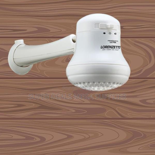Large Spreader Lorenzetti Electric Shower Head Instant Water Heater - main view