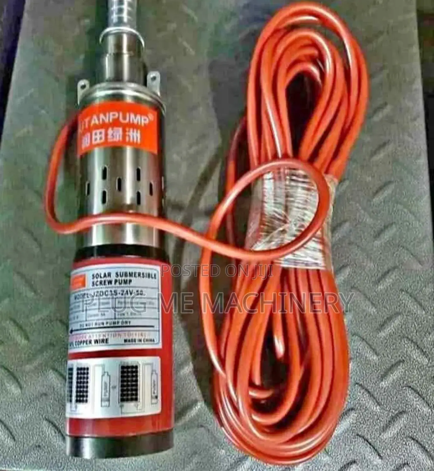 250w Solar Submersible Water Pump 50m Max Head