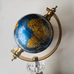World Globe Marble Base Luxury Home/Office Decor Ornament Gift