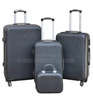 Hardshell 4in1 Double Zip Fiber Suitcase
