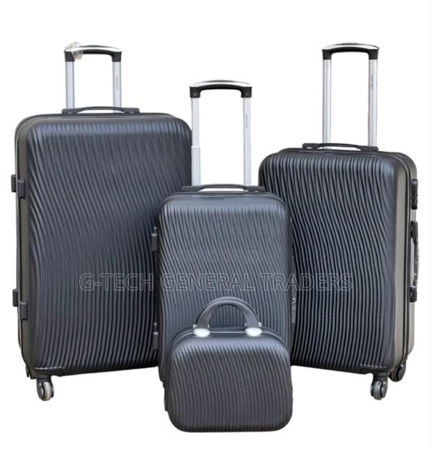 Hardshell 4in1 Double Zip Fiber Suitcase - thumbnail 3