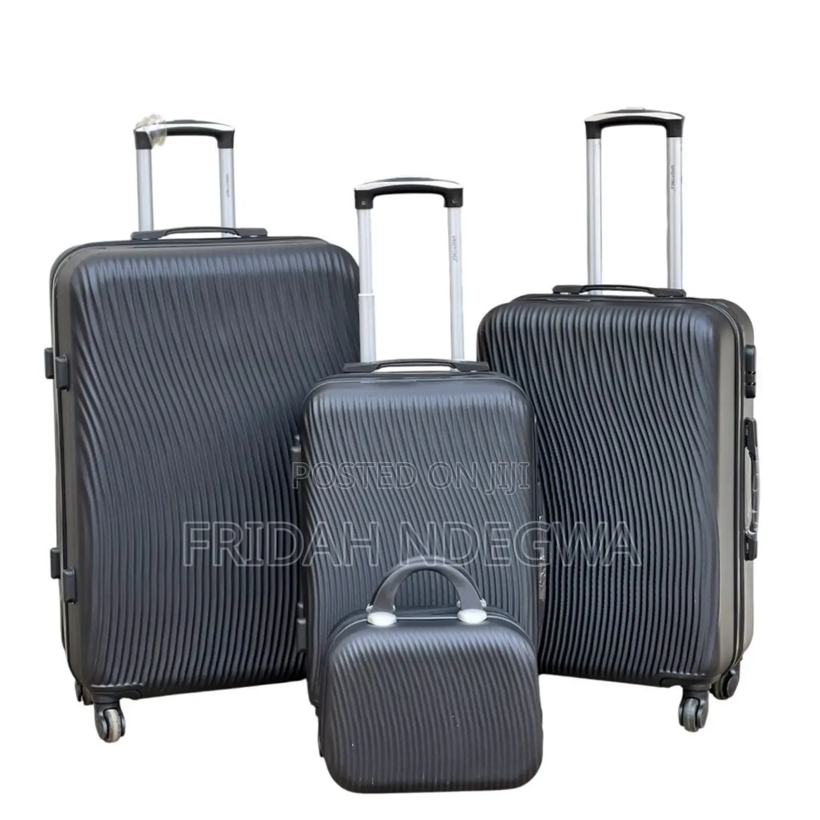 4 In1 Hardshell Fibre Suitcase