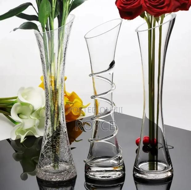 Crystal Clear Stem Flower Vase - thumbnail 5