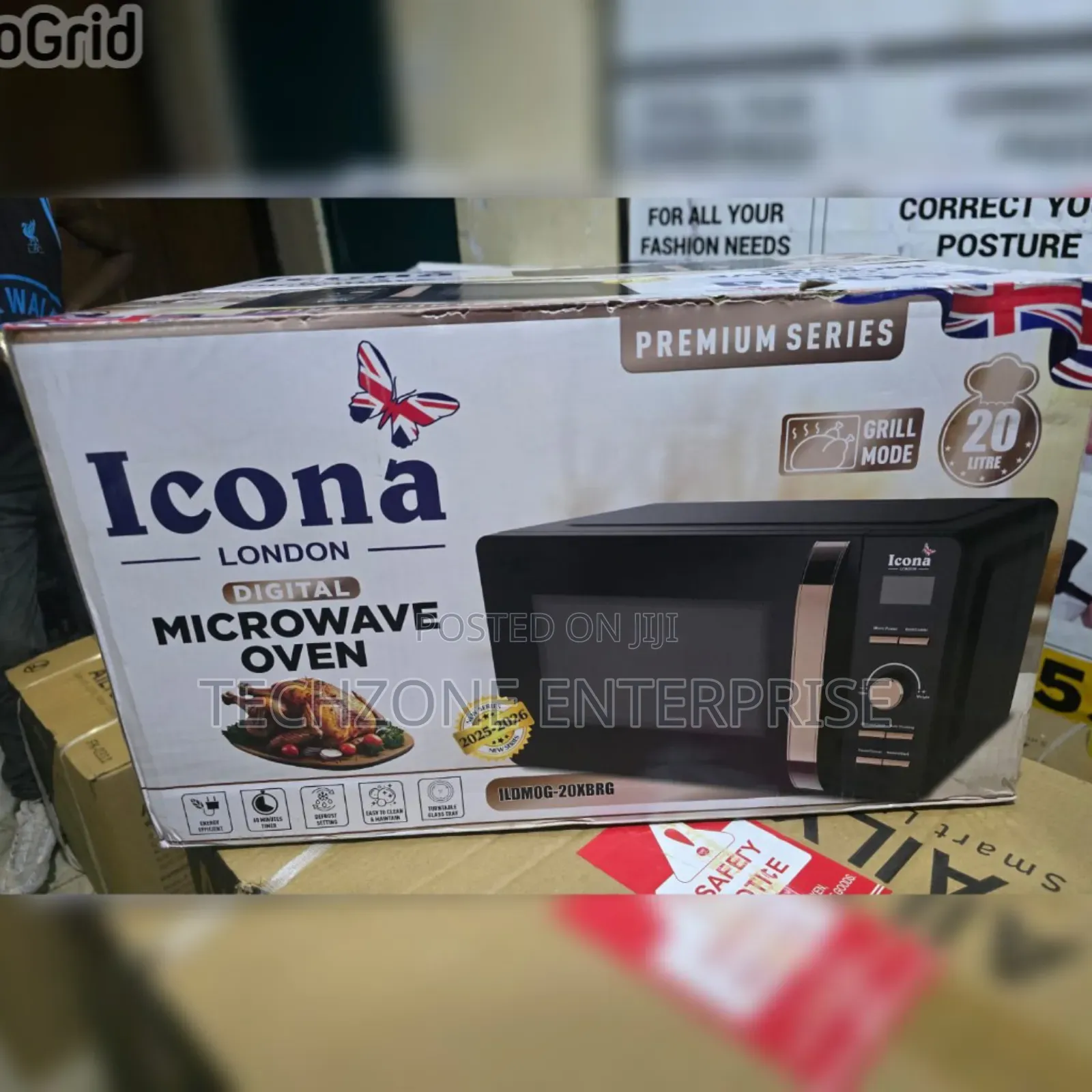 Microwave - 20 Litres Icona Digital Microwave With Grill 