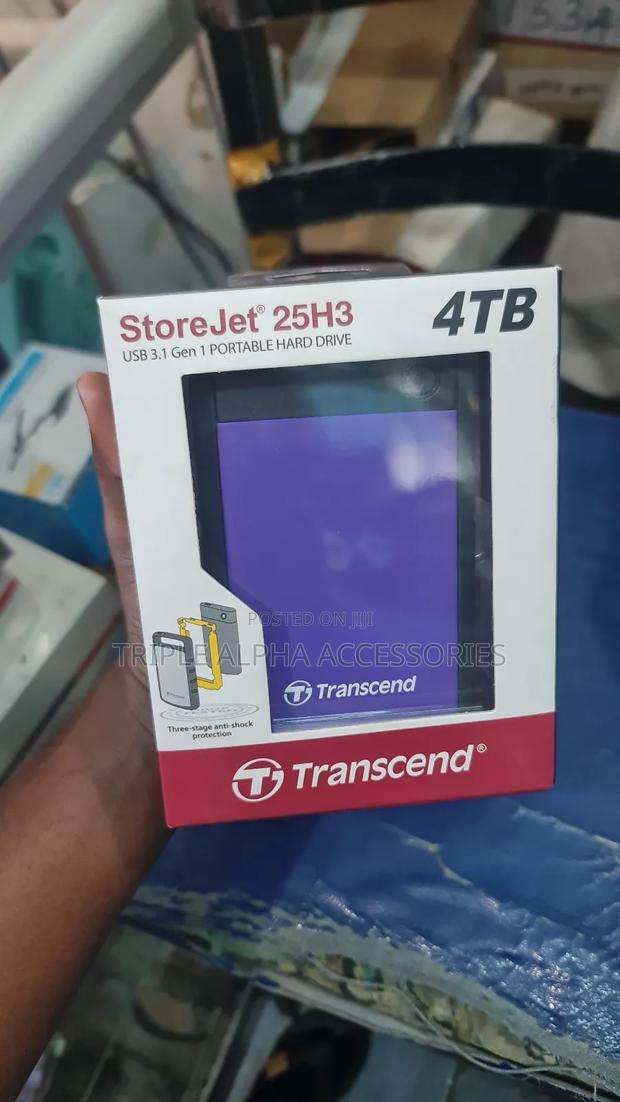 Transcend 4tb Portable Hard Drive - thumbnail 2