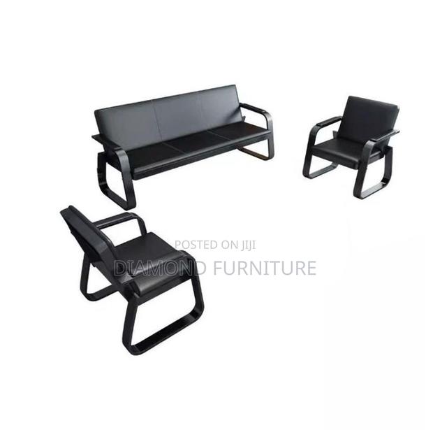 Office Furniture; Comfortable {5-Seater} Office Reception Sofa Seating - thumbnail 2