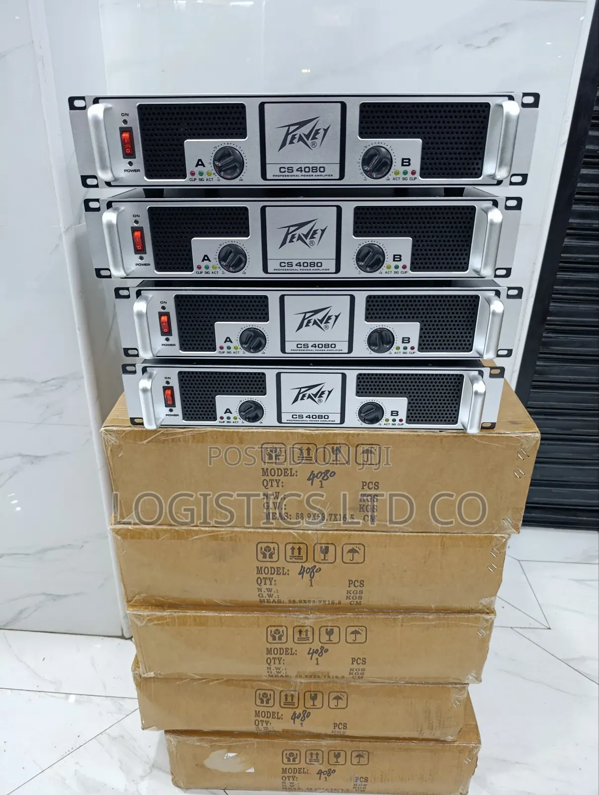 2u Peavey Cs 4080hz Power Amplifier (4080 Watts) 40 Transistors
