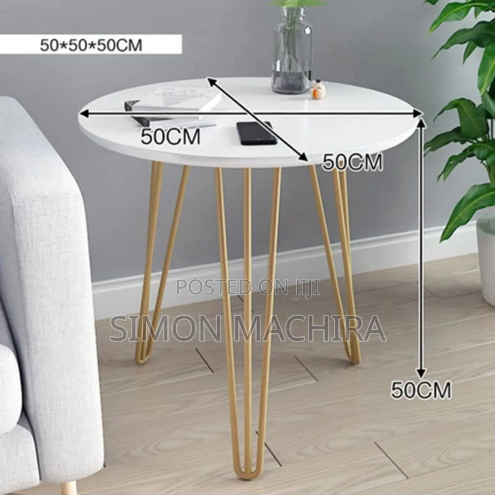 Round Side Table Luxurious