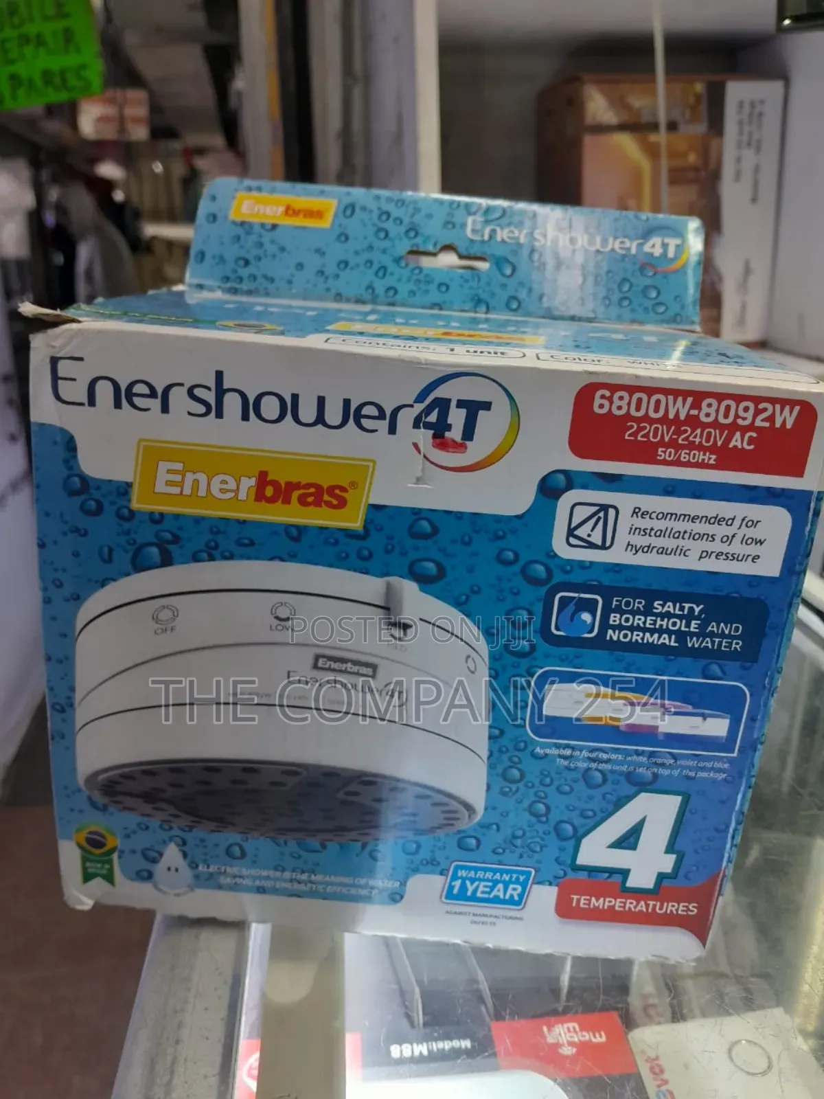 Both Salt and Fresh Water Shower Heads