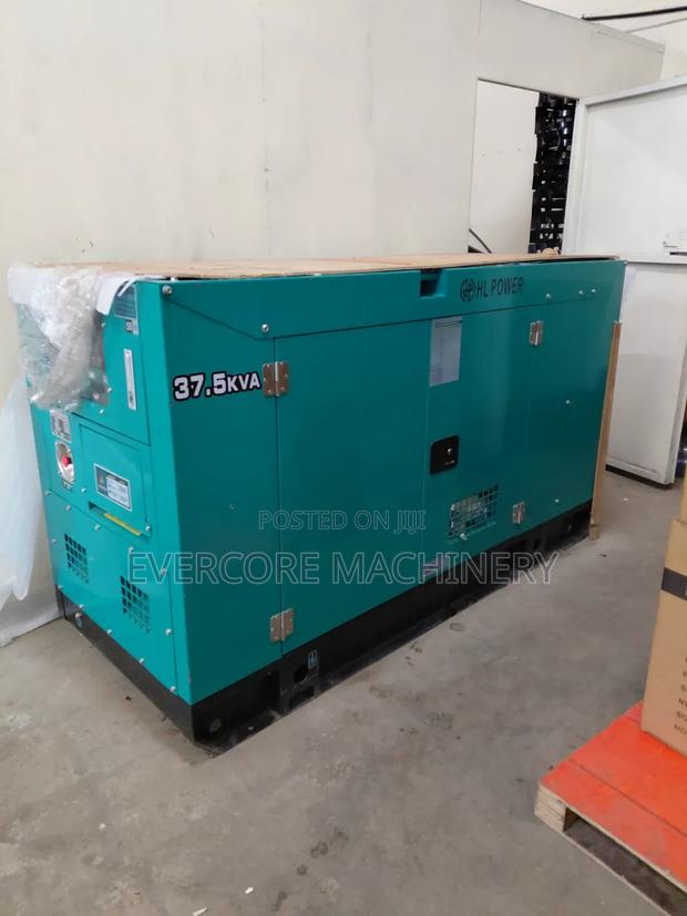 Hl Power 37.5kva Diesel Silent Generator With Inbuilt Ats - main view