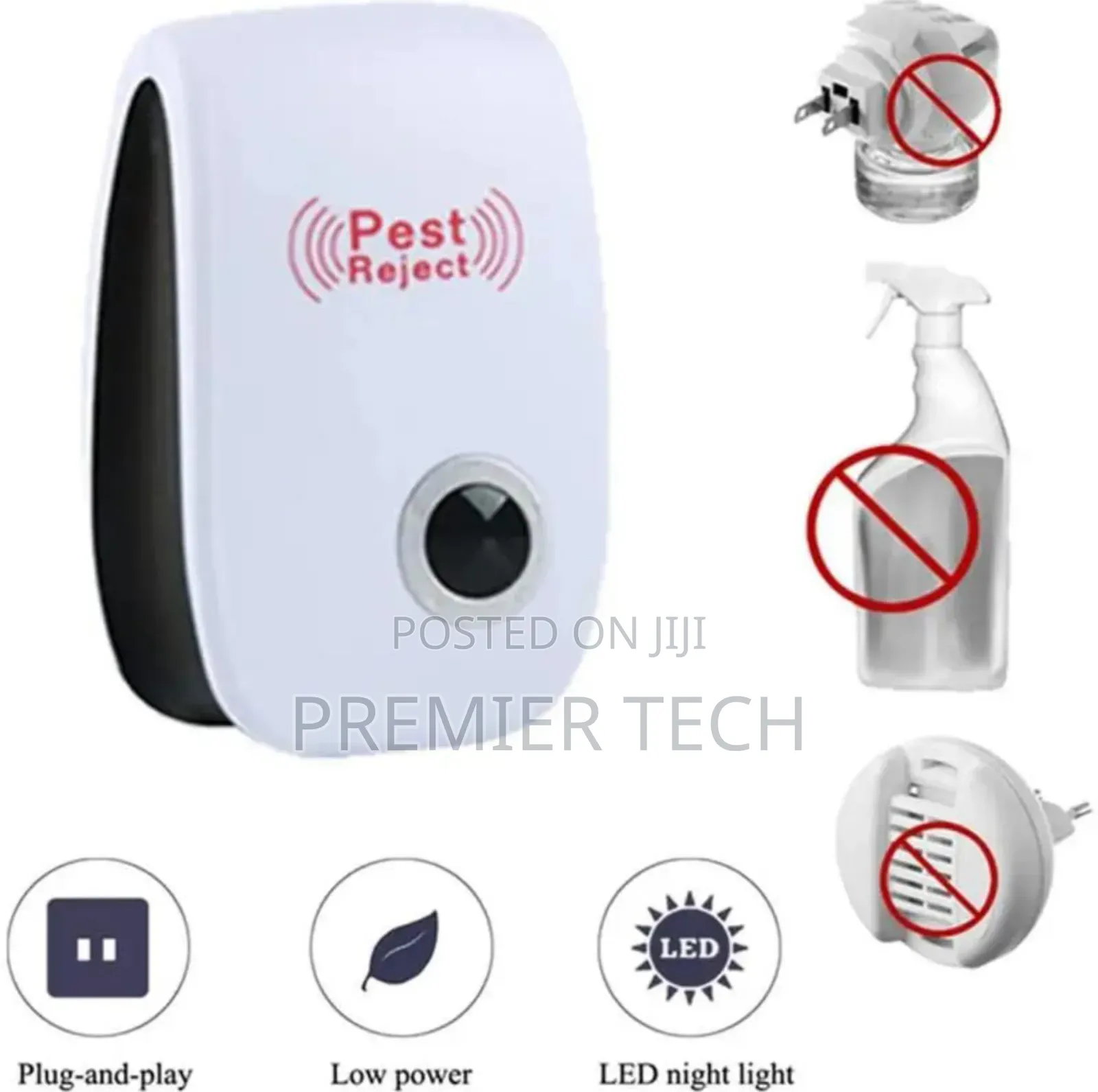 *1pcs Pest Reject Ultrasound Mouse Cockroach Repeller Device