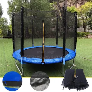 6 Ft Outdoor Recreational Trampoline With Safety Net