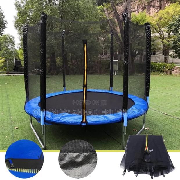 6 Ft Outdoor Recreational Trampoline With Safety Net