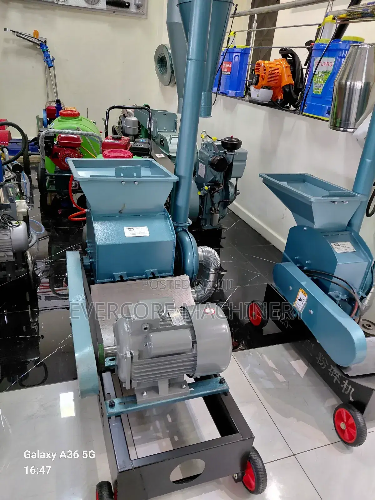 Commercial Electric Powered Poshomill 1500kg/Hr Production Capacity