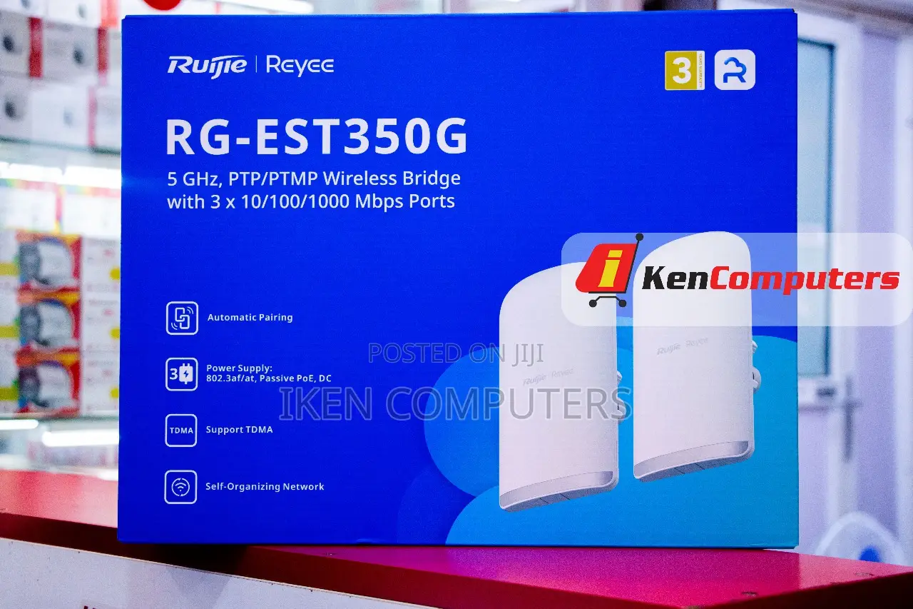 Ruijie Reyee Rg-Est350g, 5 Km, 16 Dbi Wireless Bridge
