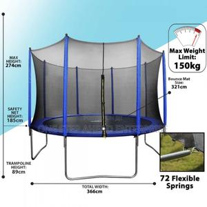 10 Ft Diameter Commercial Outdoor Trampoline - thumbnail 2