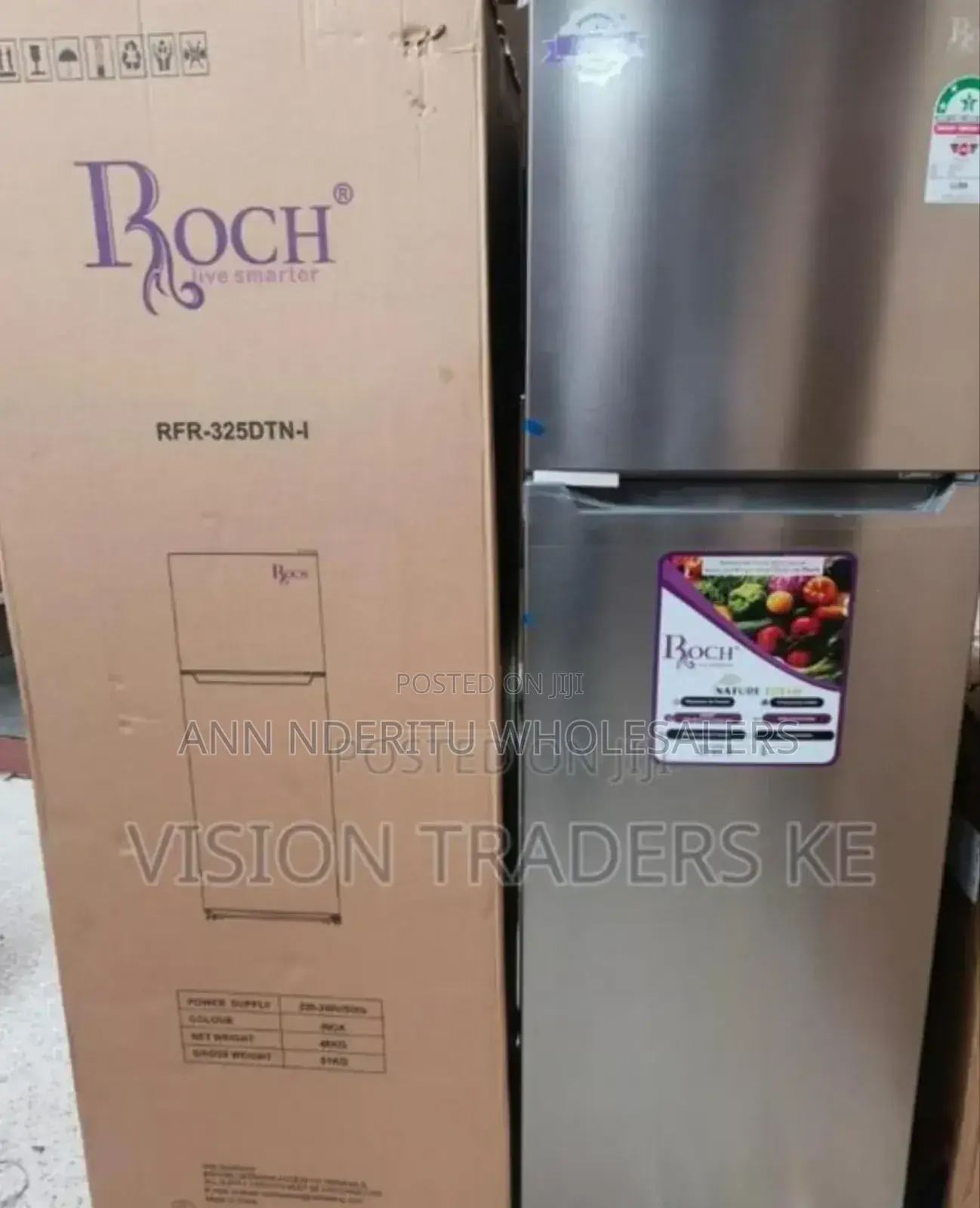 Roch 255 Litres Fridge Double Door