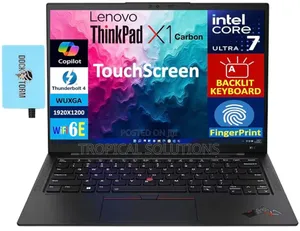 New Laptop Lenovo ThinkPad X1 Carbon 32GB Intel Core Ultra 7 SSD 1T