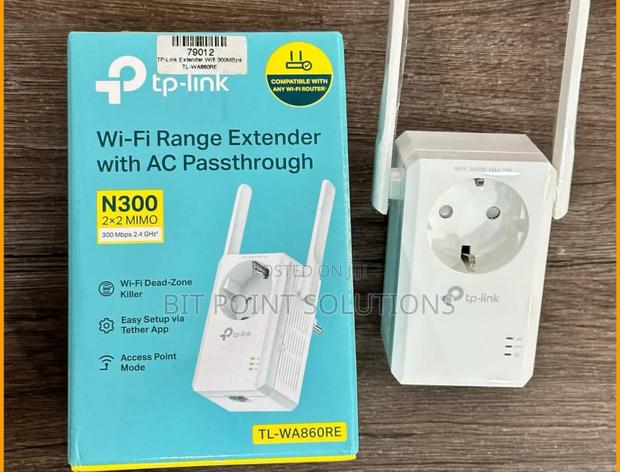 Tp-Link Wa860re 300mbps Wi-Fi Range Extender With Ac Passthrough - main view