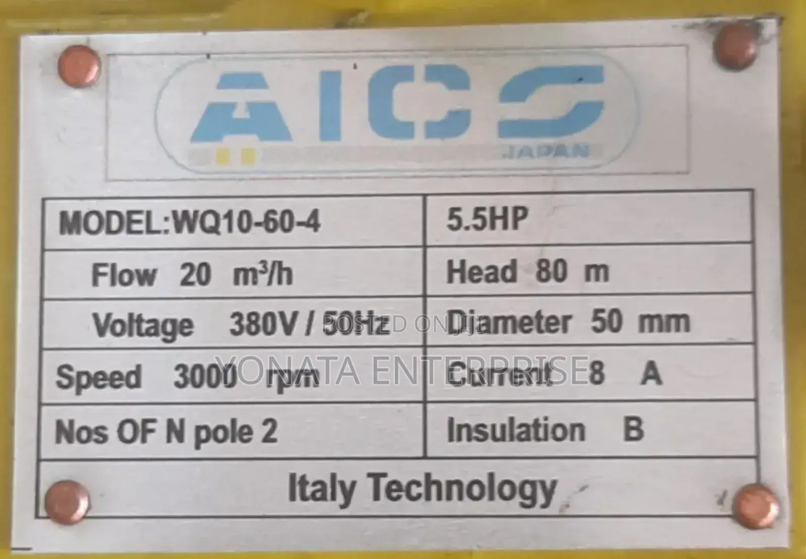2" Sewage Submersible Pump (3phase)