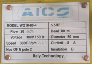 2" Sewage Submersible Pump (3phase)