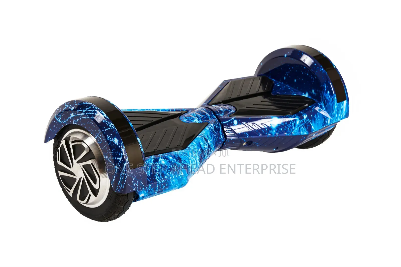 8 Inch Blue Hoverboard With Led Lights and Bluetooth Connection