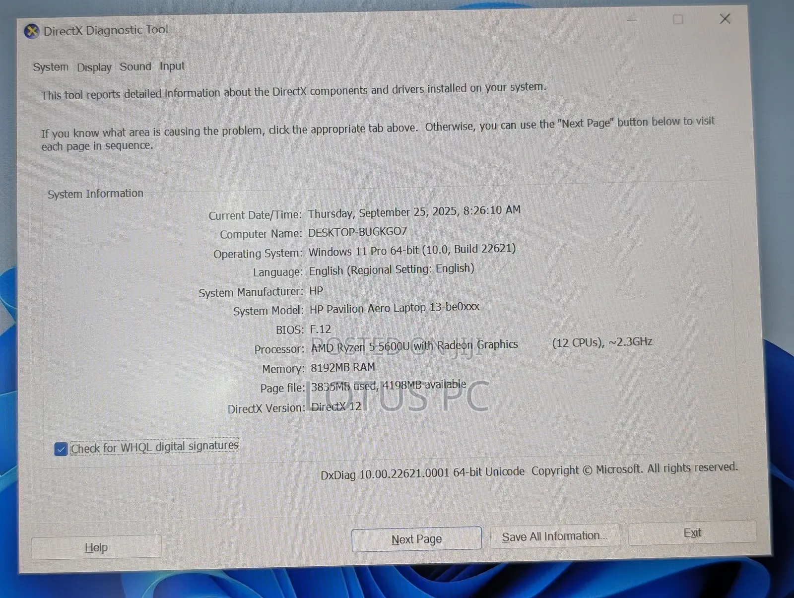 Laptop HP Pavilion 13 8GB AMD Ryzen 5 SSD 512GB