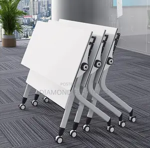Office Furniture; Modern Foldable Conference Table–Space-Saving Design