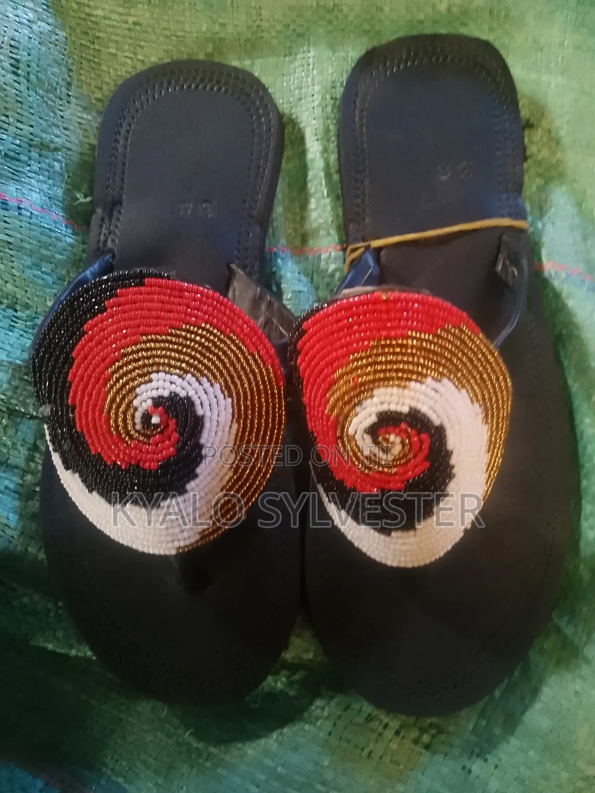 Handmade Masai Sandals With Nice Decoration Available