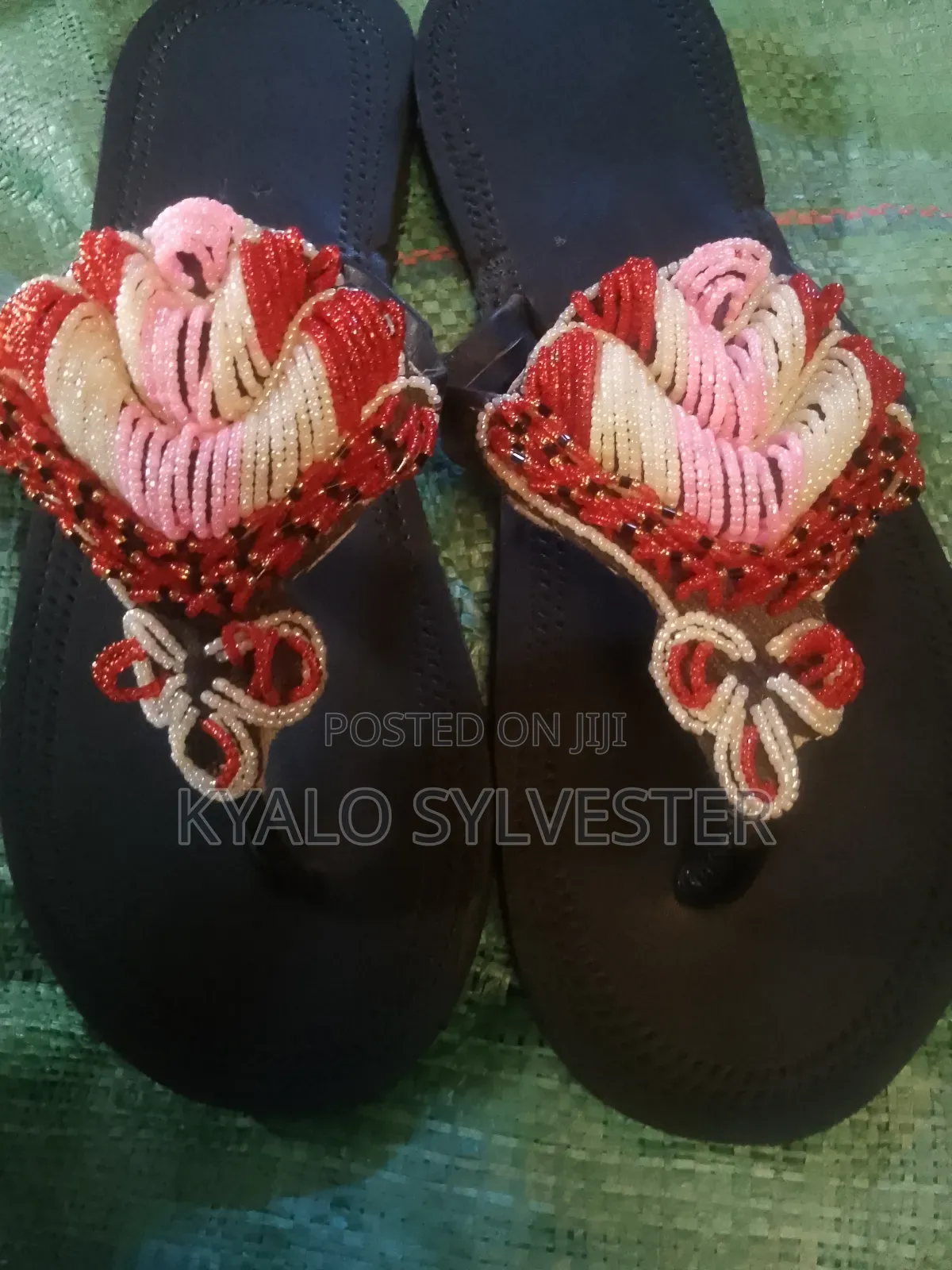 Handmade Masai Sandals With Nice Decoration Available