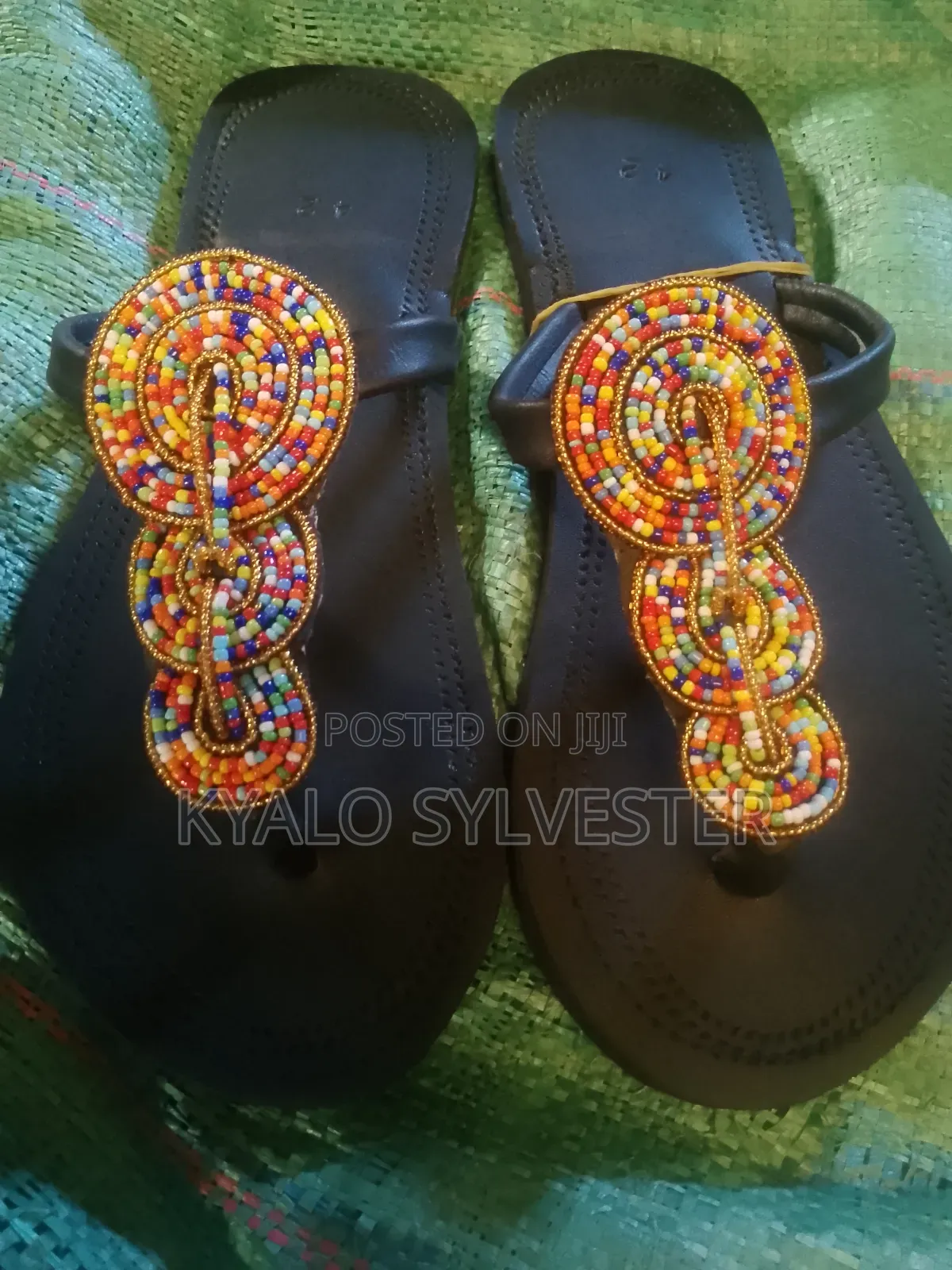 Handmade Masai Sandals With Nice Decoration Available