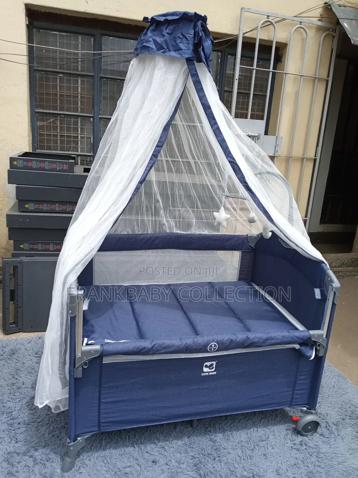 Foldable Baby Cot With Mosquito Net