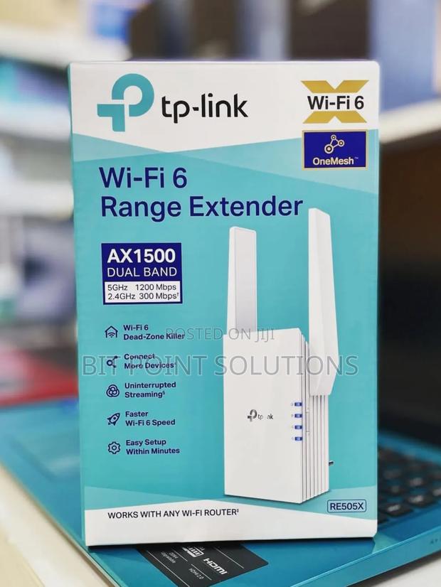 Tp-Link Re505x Ax1500 Wi-Fi 6 Range Extender - main view