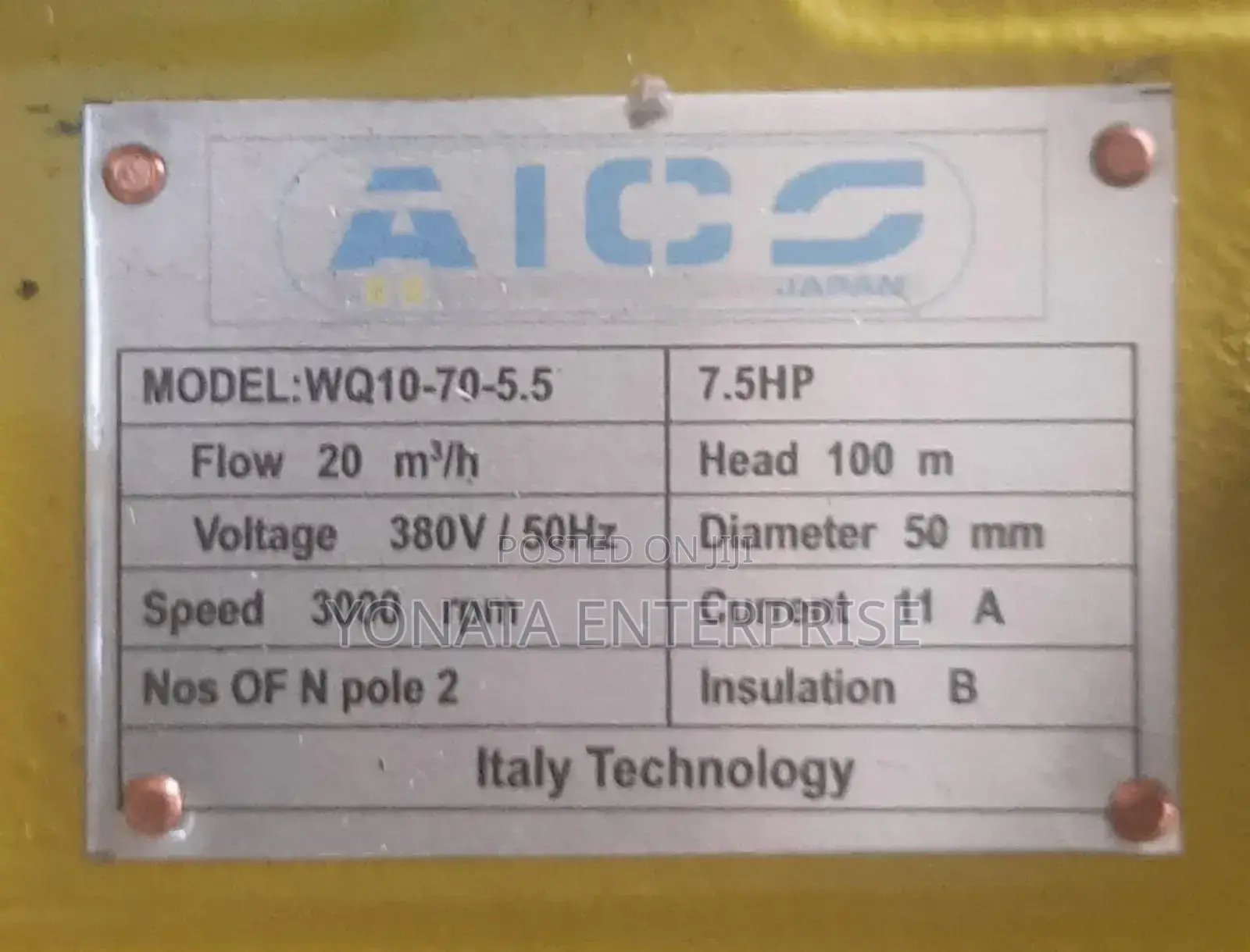 Three Phase 2" Sewage Submersible Water Pump