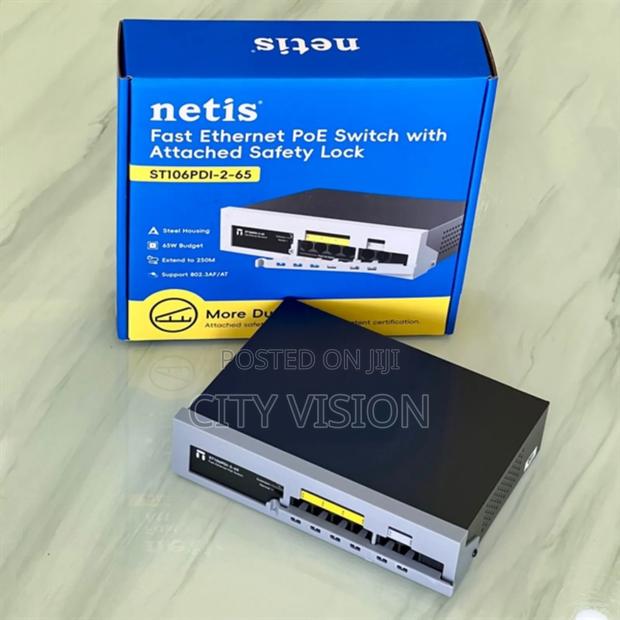 Netis 6 Port Poe Switch St106pdi-2-65 (4port Poe) - main view