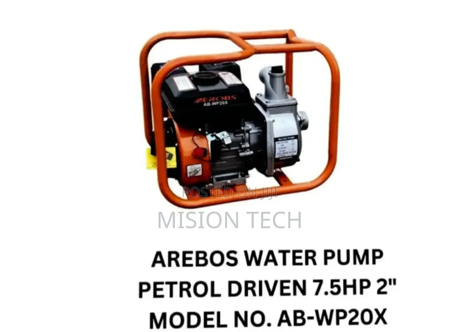 Arebos Ab-Wp20x Petrol Water Pump. 