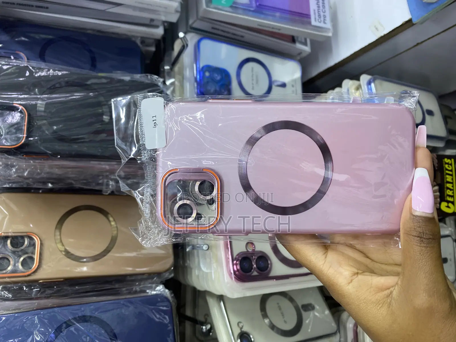Zasert Magnetic for iPhone 12 Pro Case With Lense Protector and Stand