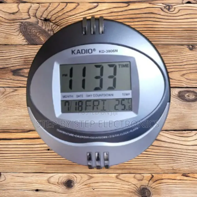 Cheaply Priced Kadio LCD Digital Wall Clock Table Clock