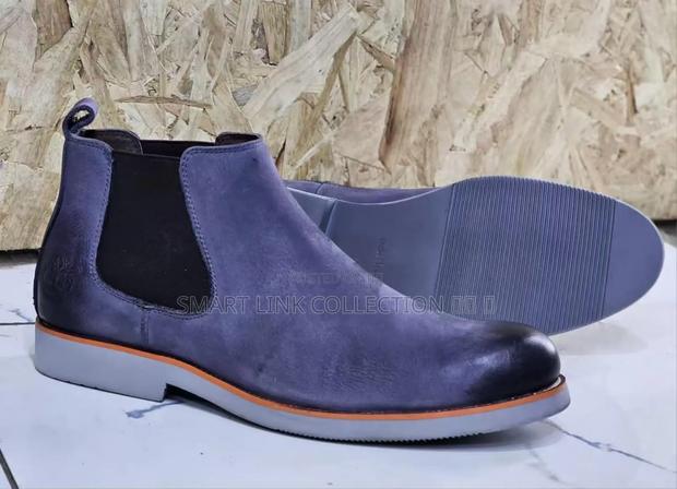 Leather Timberland Laceless Boots - main view