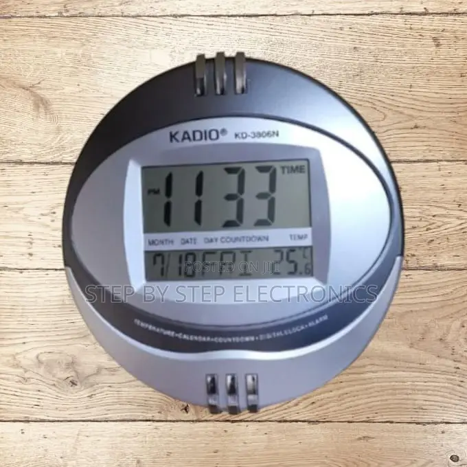Kadio Wall Clock Modern Design Digital Wall Clock