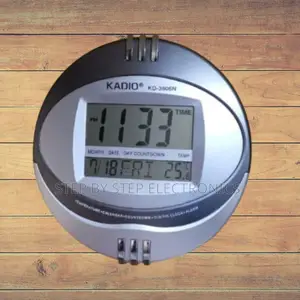 Living Room Wall Clock LCD Display-Kadio Clock Kd-3806n