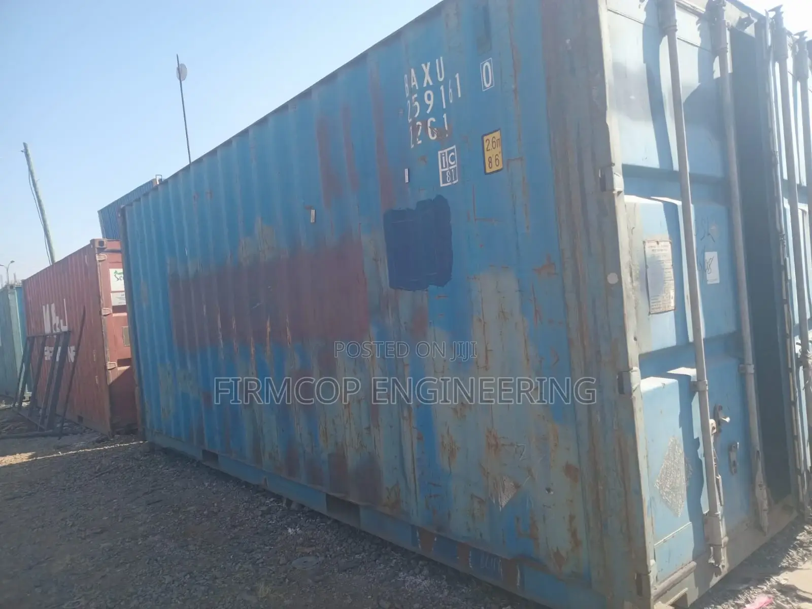 20ft Empty Containers-Fabrication Services Available