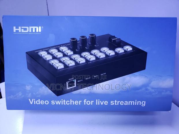 Rs232 ,Hdmi Video Switcher for Live Streaming With Split Preview - main view