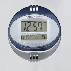 Portable New Kadio 3806n Digital Wall and Table Clock