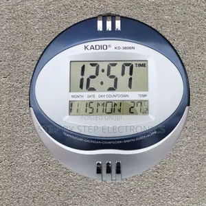 Kadio Digital Jumbo Wall Mount 3806n Table Clock Wall Clock'