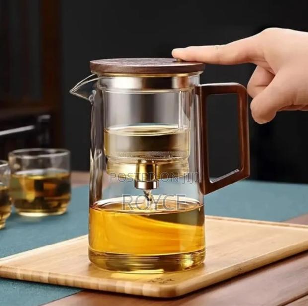One Press Glass Tea Infuser - thumbnail 4