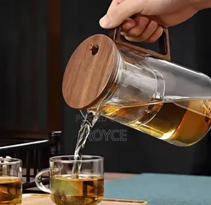 One Press Glass Tea Infuser