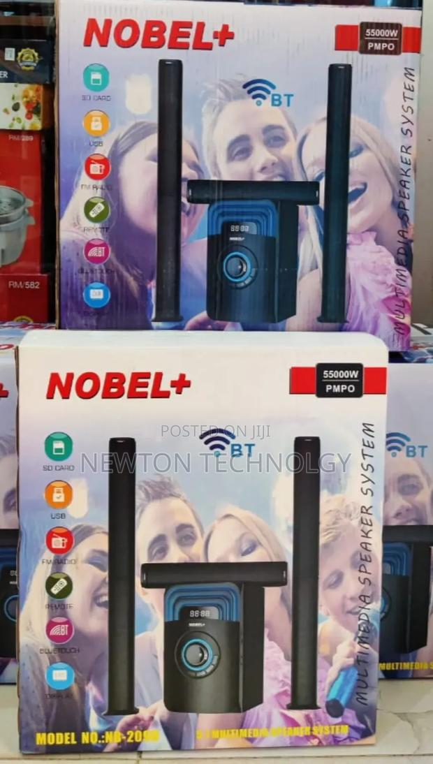 Nobel NBL-2090 5.1ch Deep Bass Sound Output Bt/Fm/Aux 55000w Pmpo