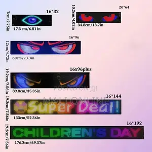16x144 Devil’S Eye Led Display For Truck & Car Rear Window/Windscreen
